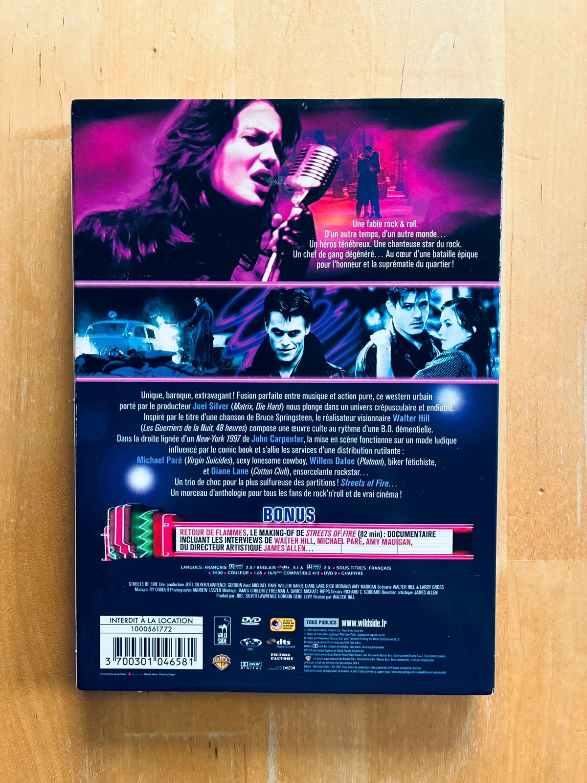 DVD Streets of Fire (Las calles de fuego) de Walter Hill. – photo 2